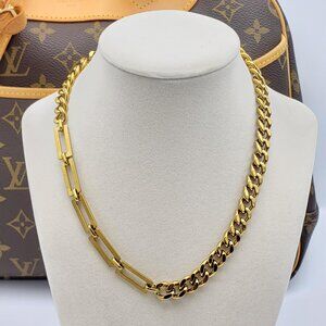 Stainless Steel Chain Gold Plated Luxury Chain Necklace